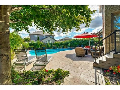 35 Lido Drive, Stoney Creek, ON - Outdoor With In Ground Pool With Deck Patio Veranda