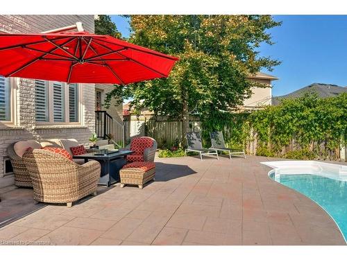 35 Lido Drive, Stoney Creek, ON - Outdoor With In Ground Pool With Deck Patio Veranda