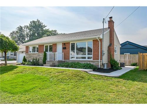 4 James Avenue, Stoney Creek, ON - Outdoor With Deck Patio Veranda With Facade