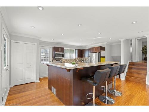 57 Odessa Street, Stoney Creek, ON - Indoor Photo Showing Kitchen With Upgraded Kitchen