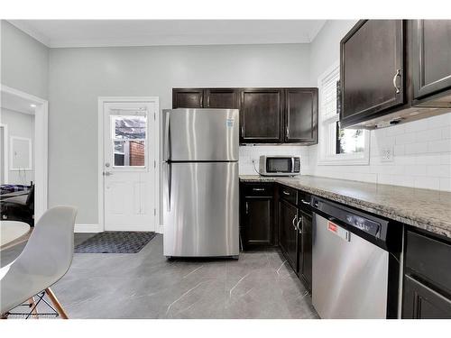 247 Kensington Avenue N, Hamilton, ON - Indoor Photo Showing Kitchen With Stainless Steel Kitchen