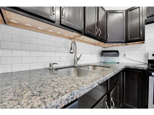 247 Kensington Avenue N, Hamilton, ON - Indoor Photo Showing Kitchen With Double Sink