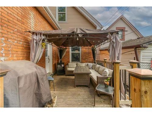 247 Kensington Avenue N, Hamilton, ON - Outdoor With Deck Patio Veranda With Exterior