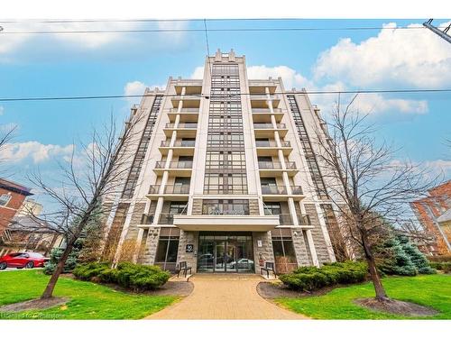 502-90 Charlton Avenue W, Hamilton, ON - Outdoor With Balcony With Facade