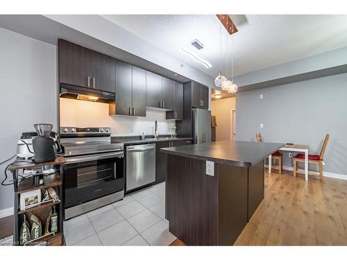 502-90 Charlton Avenue W, Hamilton, ON - Indoor Photo Showing Kitchen With Stainless Steel Kitchen