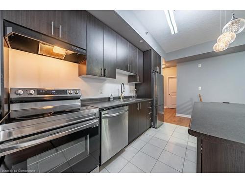 502-90 Charlton Avenue W, Hamilton, ON - Indoor Photo Showing Kitchen With Stainless Steel Kitchen