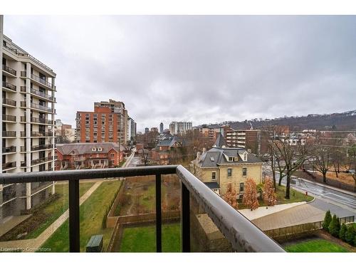 502-90 Charlton Avenue W, Hamilton, ON - Outdoor With Balcony