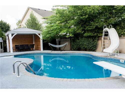 2557 Armour Crescent, Burlington, ON - Outdoor With In Ground Pool With Backyard