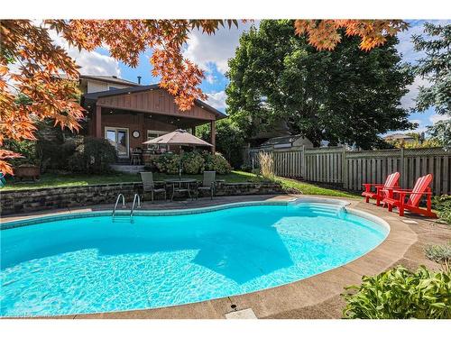 15 Sumner Crescent, Grimsby, ON - Outdoor With In Ground Pool With Backyard