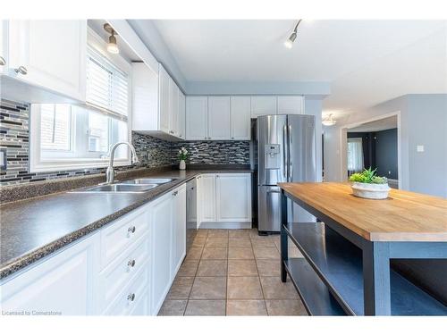 53 Dulgaren Street, Hamilton, ON - Indoor Photo Showing Kitchen With Double Sink