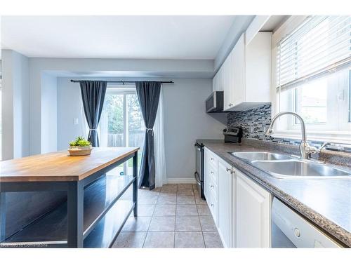 53 Dulgaren Street, Hamilton, ON - Indoor Photo Showing Kitchen With Double Sink