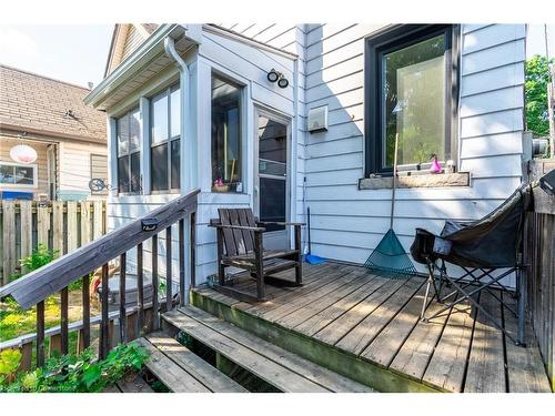 354 Cumberland Avenue, Hamilton, ON - Outdoor With Deck Patio Veranda With Exterior