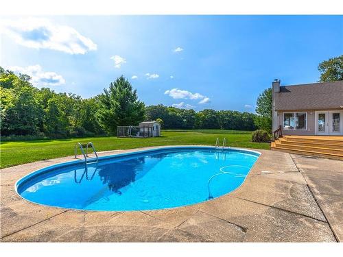 1575 Kottmeier Road, Thorold, ON - Outdoor With In Ground Pool With Backyard