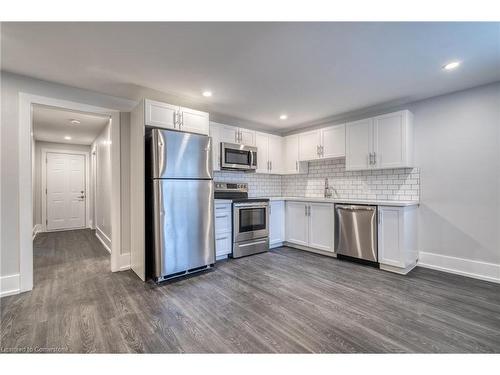 81 Colbourne Street, Hamilton, ON - Indoor Photo Showing Kitchen With Stainless Steel Kitchen