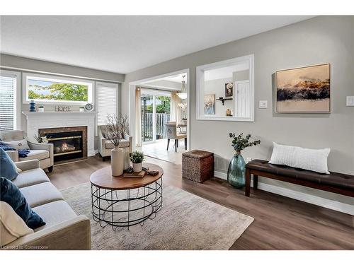 4104 Ashby Drive, Beamsville, ON - Indoor Photo Showing Living Room With Fireplace