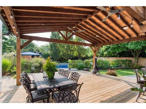 213 Penn Drive, Burlington, ON - Outdoor With Deck Patio Veranda With Exterior