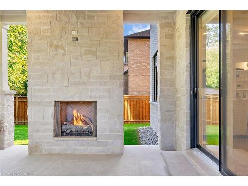 157 Orchard Drive, Hamilton, ON - Indoor With Fireplace