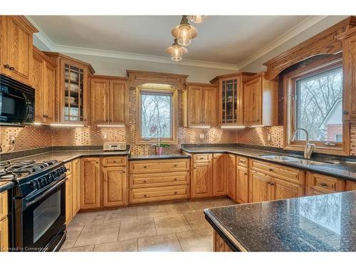 97 Unity Side Road, Seneca, ON - Indoor Photo Showing Kitchen With Double Sink