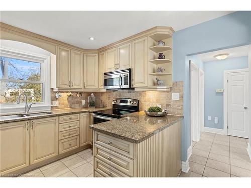 64 Bland Avenue, Hamilton, ON - Indoor Photo Showing Kitchen With Double Sink