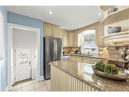 64 Bland Avenue, Hamilton, ON - Indoor Photo Showing Kitchen With Double Sink