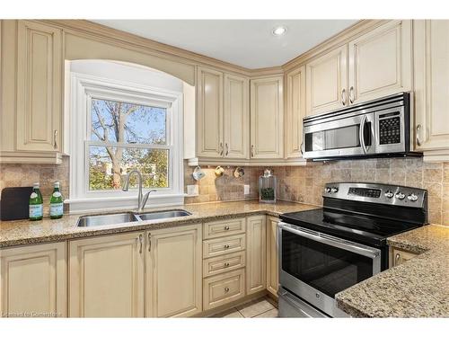 64 Bland Avenue, Hamilton, ON - Indoor Photo Showing Kitchen With Double Sink