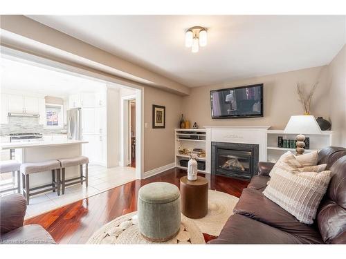 2352 Falling Green Drive, Oakville, ON - Indoor Photo Showing Living Room With Fireplace