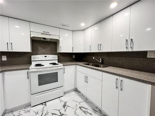 2-230 West 18Th Street, Hamilton, ON - Indoor Photo Showing Kitchen With Double Sink