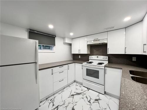 2-230 West 18Th Street, Hamilton, ON - Indoor Photo Showing Kitchen With Double Sink