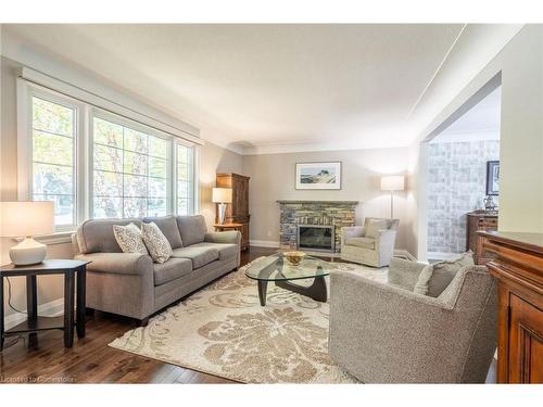 2146 Paisley Avenue, Burlington, ON - Indoor Photo Showing Living Room With Fireplace