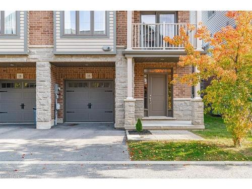 16 Ridgeside Lane, Waterdown, ON - Outdoor With Balcony With Facade