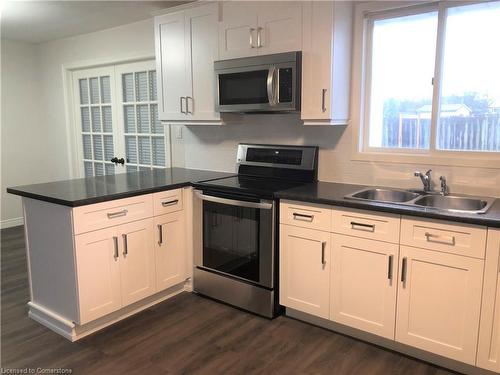 6785 Margaret Street, Niagara Falls, ON - Indoor Photo Showing Kitchen With Double Sink