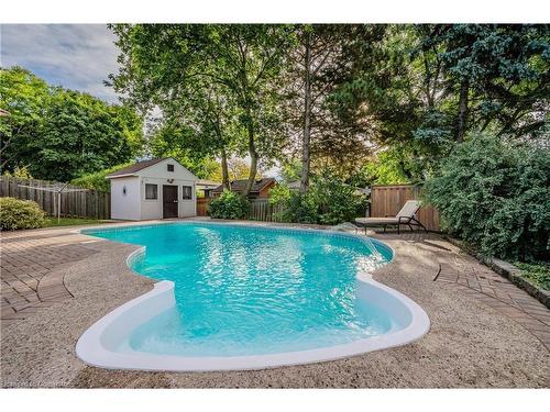 1457 Dewbourne Crescent, Burlington, ON - Outdoor With In Ground Pool With Backyard