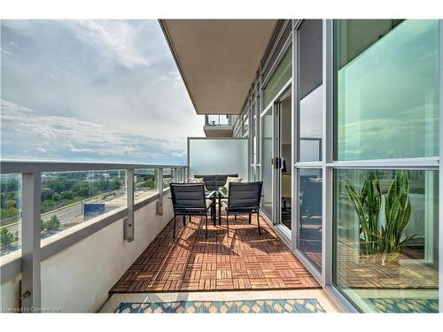 1204-2081 Fairview Street, Burlington, ON - Outdoor With Balcony With View With Exterior