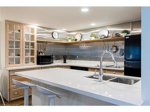 Ll-280 Aberdeen Avenue, Hamilton, ON - Indoor Photo Showing Kitchen With Double Sink