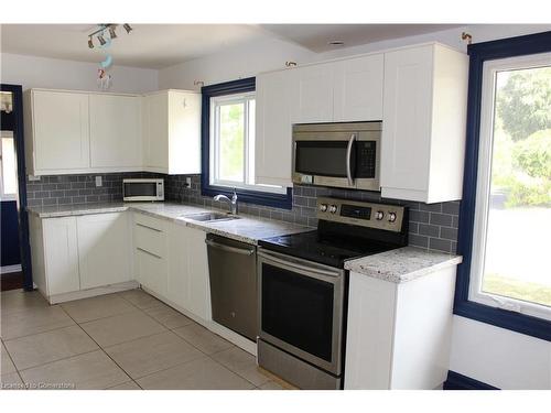 304 Nelson Street, Brantford, ON - Indoor Photo Showing Kitchen With Double Sink