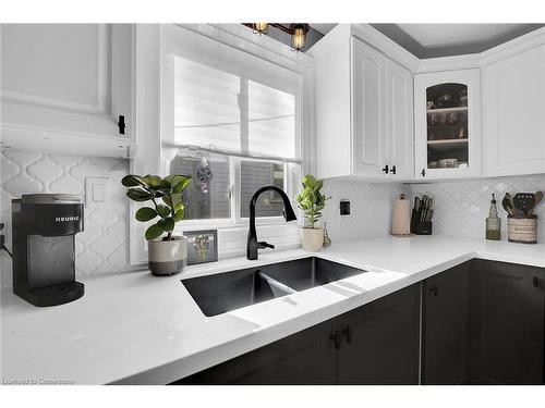 11 Esther Street, Brantford, ON - Indoor Photo Showing Kitchen With Double Sink