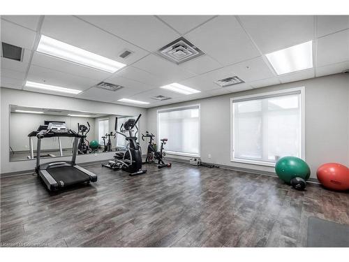 305-195 Commonwealth Street, Kitchener, ON - Indoor Photo Showing Gym Room