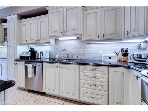 367 Stonehenge Drive, Hamilton, ON - Indoor Photo Showing Kitchen With Double Sink