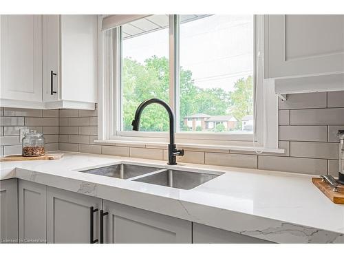 1451 6Th Conc Road W, Flamborough, ON - Indoor Photo Showing Kitchen With Double Sink