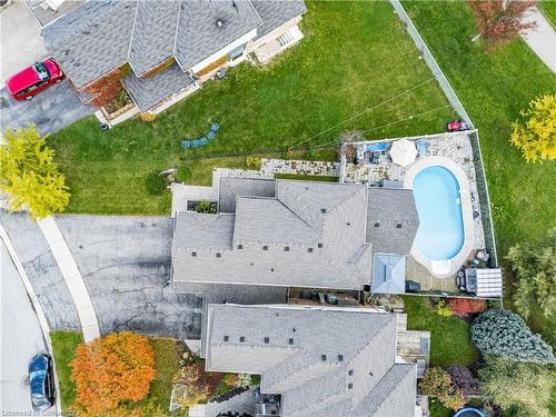 95 Thoroughbred Boulevard, Ancaster, ON - Outdoor With In Ground Pool