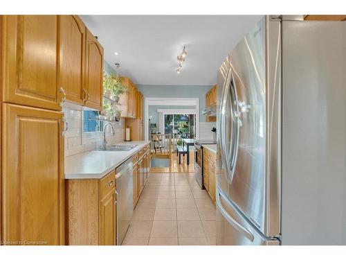 28 Tolton Avenue, Hamilton, ON - Indoor Photo Showing Kitchen With Double Sink