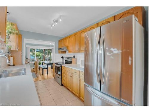 28 Tolton Avenue, Hamilton, ON - Indoor Photo Showing Kitchen With Double Sink