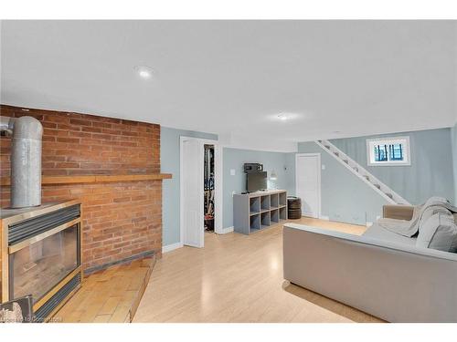 28 Tolton Avenue, Hamilton, ON - Indoor With Fireplace