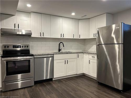 Bsmt-26 Percy Court, Hamilton, ON - Indoor Photo Showing Kitchen With Upgraded Kitchen