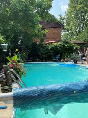 505 Lock Street W, Dunnville, ON - Outdoor With In Ground Pool With Backyard