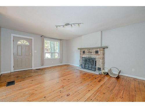 682 Westover Road, Flamborough, ON - Indoor Photo Showing Living Room With Fireplace