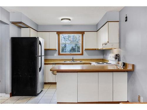 804 Nebo Road, Hamilton, ON - Indoor Photo Showing Kitchen With Double Sink