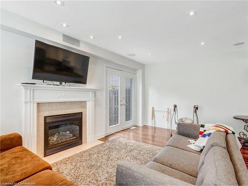 56 Geranium Avenue, Hannon, ON - Indoor Photo Showing Living Room With Fireplace