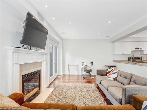 56 Geranium Avenue, Hannon, ON - Indoor Photo Showing Living Room With Fireplace