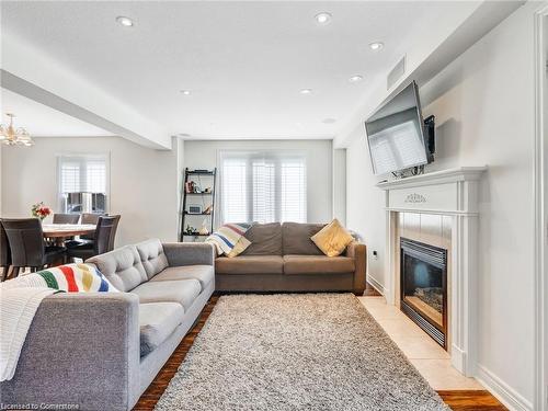 56 Geranium Avenue, Hannon, ON - Indoor Photo Showing Living Room With Fireplace